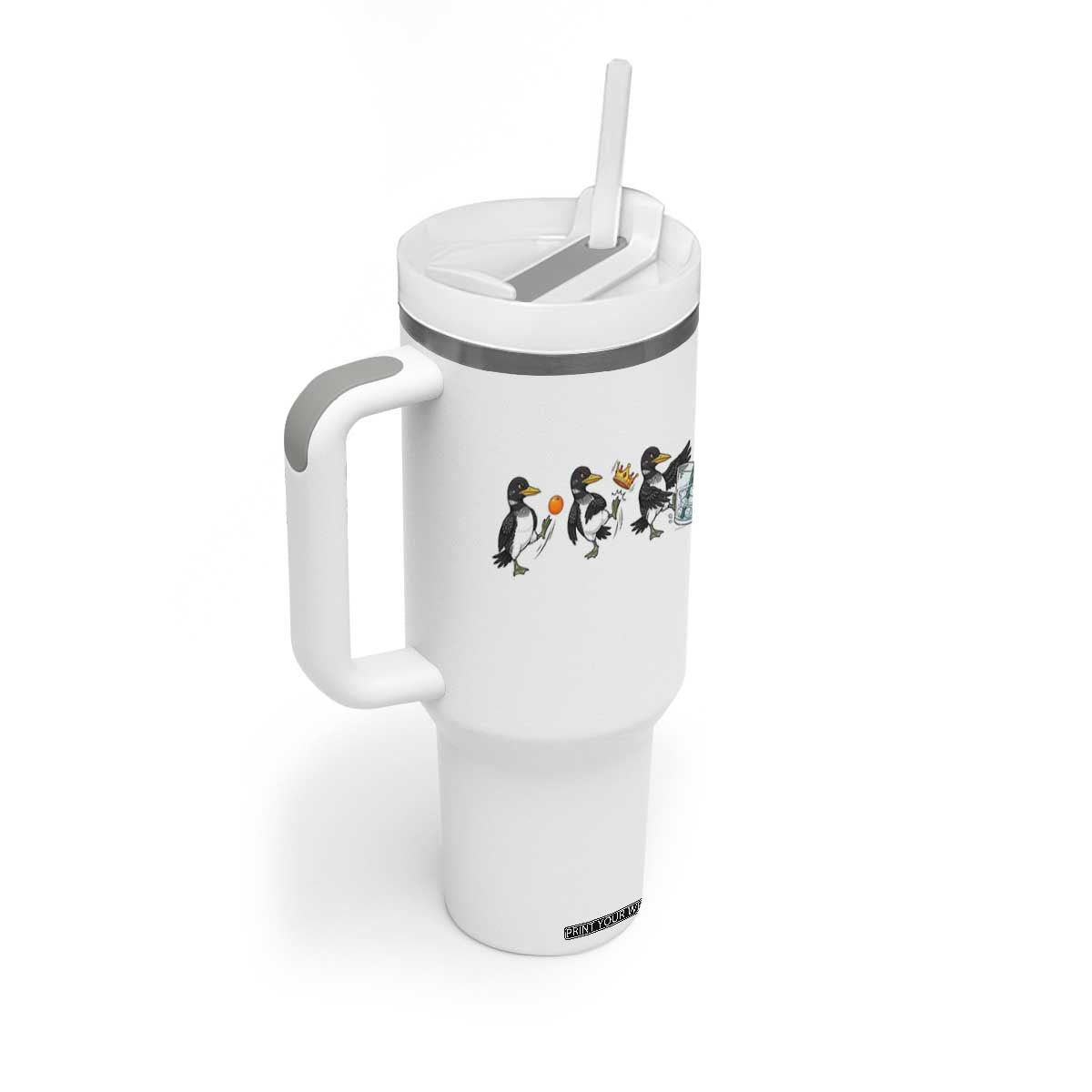 Funny No Kings MN Rebel Loon Tumbler With Handle Minnesota State Pride TS12 Print Your Wear