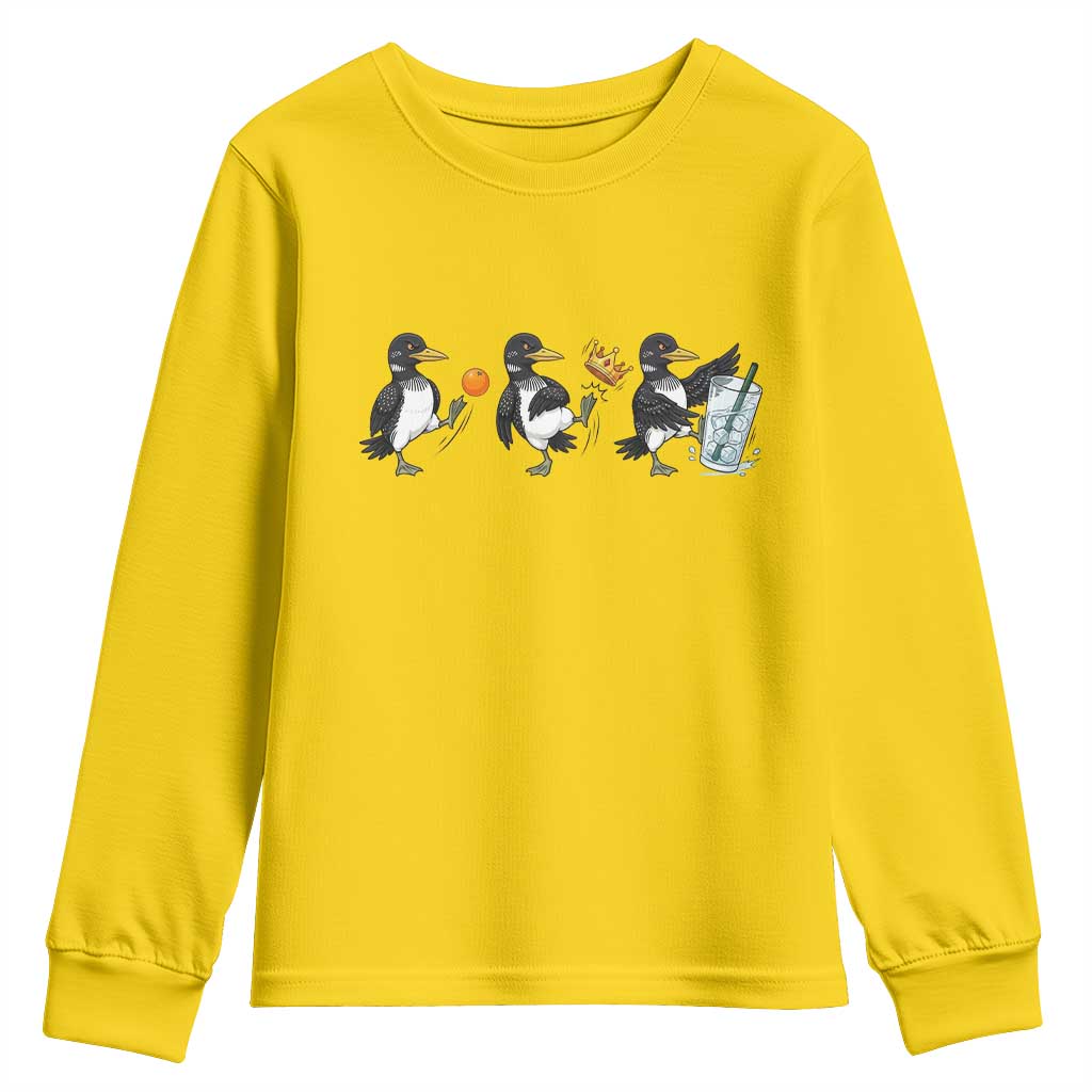 Funny No Kings MN Rebel Loon Youth Sweatshirt Minnesota State Pride TS12 Daisy Print Your Wear