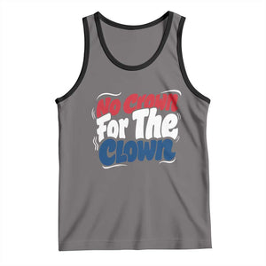 Anti Monarchy Political Tank Top No Crown For A Clown TS12 Deep Heather Black Print Your Wear