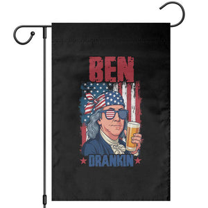 Benjamin Franklin Garden Flag Funny Ben Drankin American History TS12 Black Print Your Wear