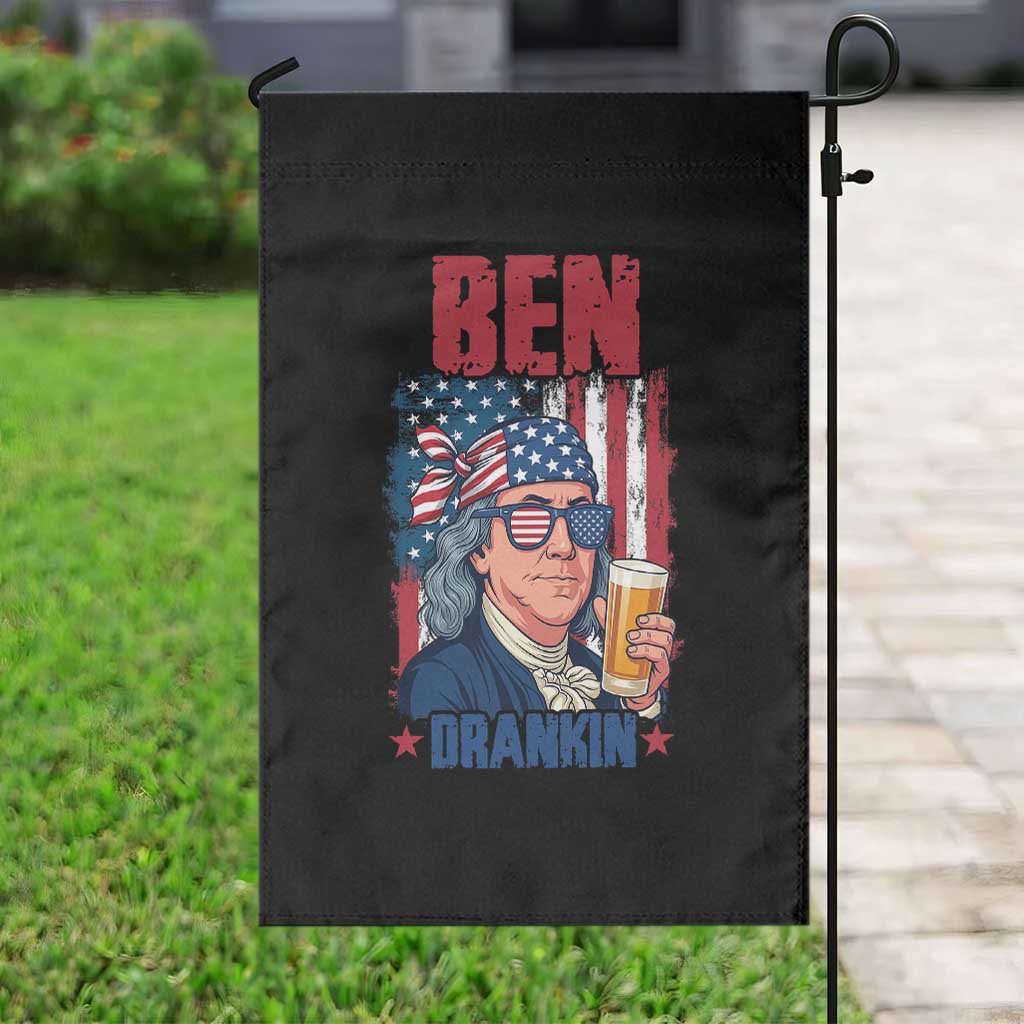 Benjamin Franklin Garden Flag Funny Ben Drankin American History TS12 Print Your Wear