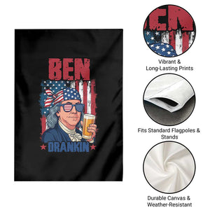 Benjamin Franklin Garden Flag Funny Ben Drankin American History TS12 Print Your Wear