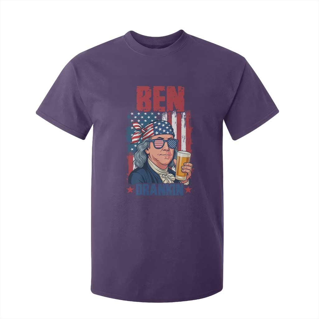 Benjamin Franklin T Shirt For Kid Funny Ben Drankin American History TS12 Purple Print Your Wear