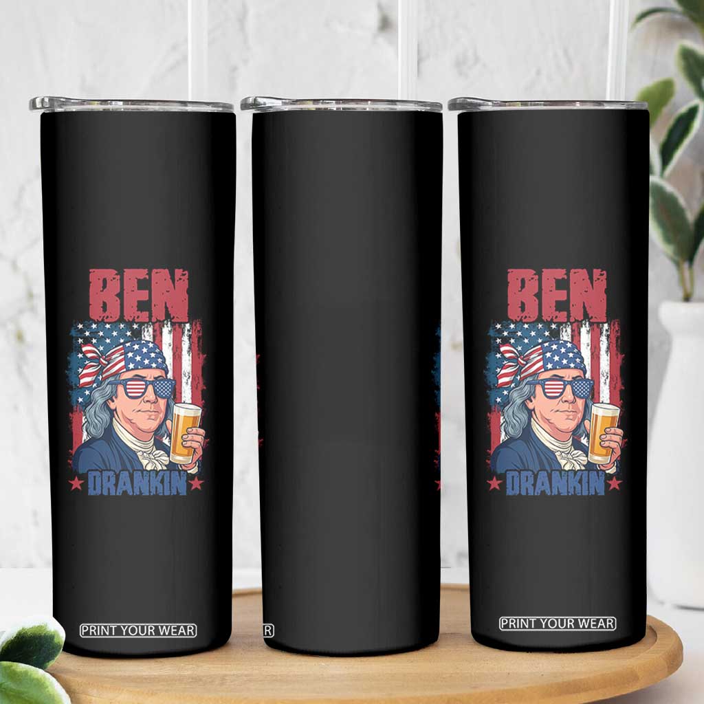 Benjamin Franklin Skinny Tumbler Funny Ben Drankin American History TS12 Print Your Wear