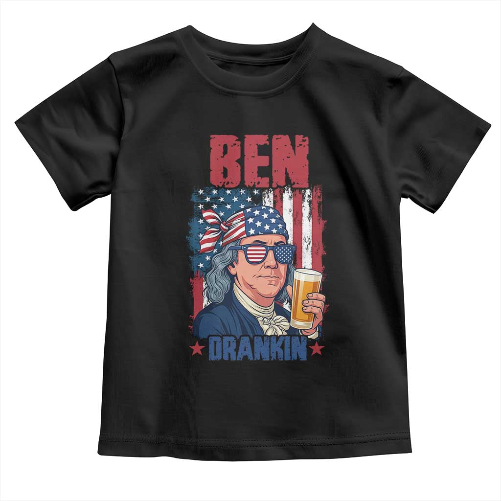 Benjamin Franklin Toddler T Shirt Funny Ben Drankin American History TS12 Black Print Your Wear