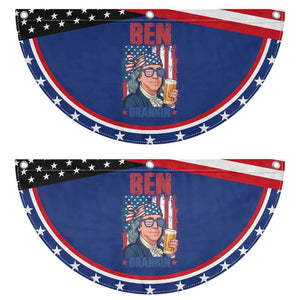 Benjamin Franklin Patriotic Fan Flag Funny Ben Drankin American History