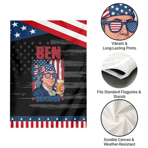 Benjamin Franklin Garden Flag Funny Ben Drankin American History TS12 Print Your Wear