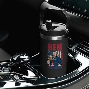 Benjamin Franklin Flip Straw Tumbler Funny Patriotic Founding Father TS12 Print Your Wear