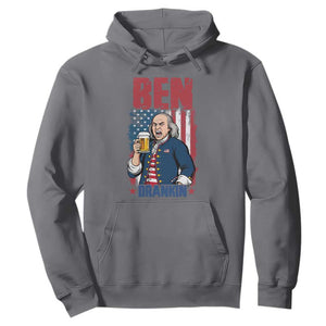Benjamin Franklin Hoodie Funny Patriotic Founding Father TS12 Charcoal Print Your Wear