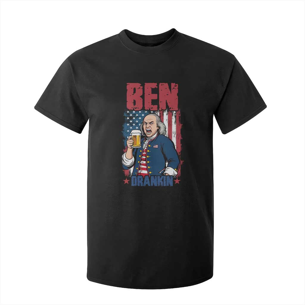 Benjamin Franklin T Shirt For Kid Funny Patriotic Founding Father TS12 Black Print Your Wear