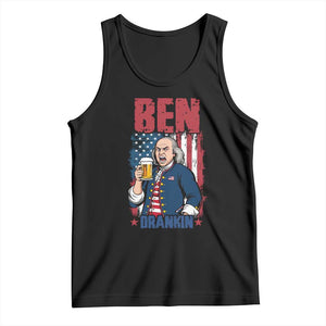 Benjamin Franklin Tank Top Funny Patriotic Founding Father TS12 Black Print Your Wear