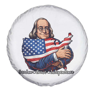 Benjamin Franklin Spare Tire Cover Freedom Liberty Independence American History TS12 Print Your Wear