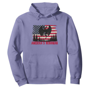 Mothman Americas Wingman Hoodie Funny Patriotic Cryptid TS12 Violet Print Your Wear