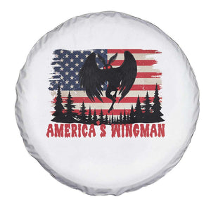 Mothman Americas Wingman Spare Tire Cover Funny Patriotic Cryptid TS12 Print Your Wear