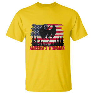Mothman Americas Wingman T Shirt Funny Patriotic Cryptid TS12 Daisy Print Your Wear