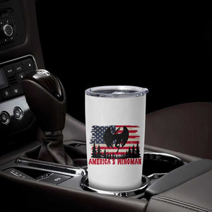 Mothman Americas Wingman Tumbler Cup Funny Patriotic Cryptid TS12 Print Your Wear