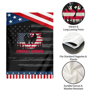 Mothman Americas Wingman Garden Flag Funny Patriotic Cryptid TS12 Print Your Wear