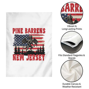 Patriotic Jersey Devil Garden Flag Pine Barrens New Jersey Cryptid TS12 Print Your Wear