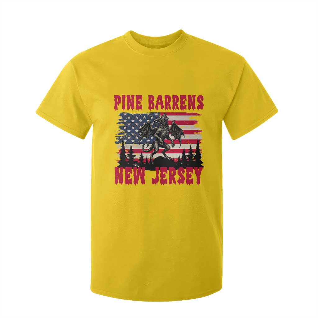 Patriotic Jersey Devil T Shirt For Kid Pine Barrens New Jersey Cryptid TS12 Daisy Print Your Wear