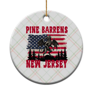 Patriotic Jersey Devil Ceramic Ornament Pine Barrens New Jersey Cryptid TS12 1pc Christmas Plaid Print Your Wear