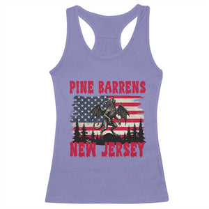 Patriotic Jersey Devil Racerback Tank Top Pine Barrens New Jersey Cryptid TS12 Violet Print Your Wear
