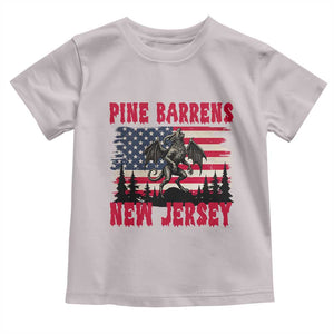 Patriotic Jersey Devil Toddler T Shirt Pine Barrens New Jersey Cryptid TS12 Ice Gray Print Your Wear