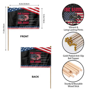 Patriotic Jersey Devil Patriotic Handheld Flag Pine Barrens New Jersey Cryptid TS12 Print Your Wear