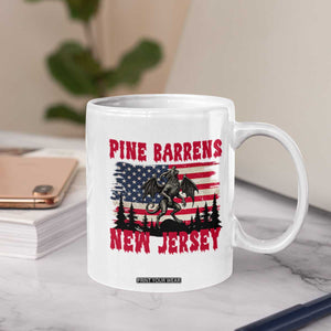 Patriotic Jersey Devil Coffee Mug Pine Barrens New Jersey Cryptid TS12 Print Your Wear