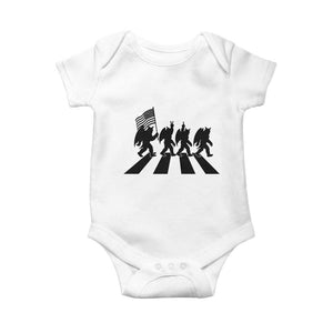 Funny Patriotic Mothman Baby Onesie Cryptid Lover Gift TS12 White Print Your Wear