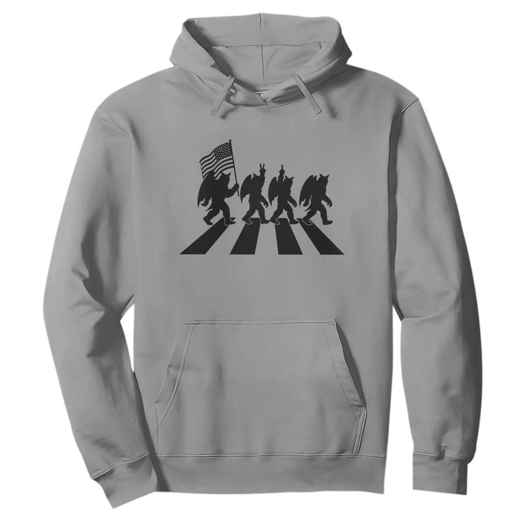 Funny Patriotic Mothman Hoodie Cryptid Lover Gift TS12 Sport Gray Print Your Wear