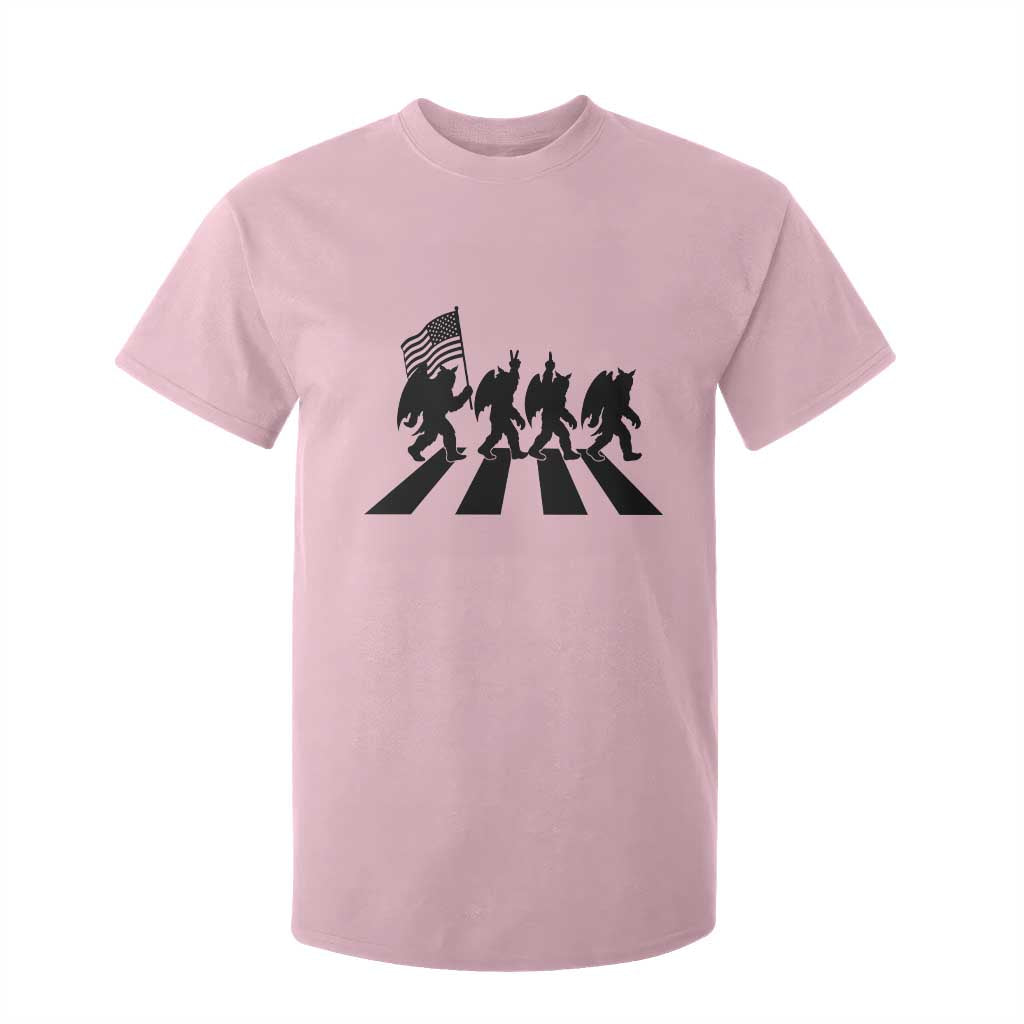 Funny Patriotic Mothman T Shirt For Kid Cryptid Lover Gift TS12 Light Pink Print Your Wear