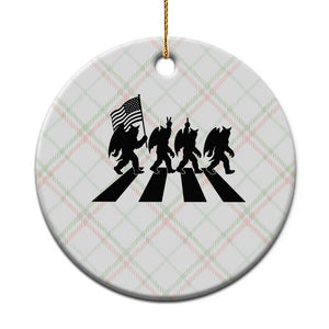 Funny Patriotic Mothman Ceramic Ornament Cryptid Lover Gift TS12 1pc Christmas Plaid Print Your Wear