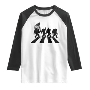 Funny Patriotic Mothman Raglan Shirt Cryptid Lover Gift TS12 White Black Print Your Wear