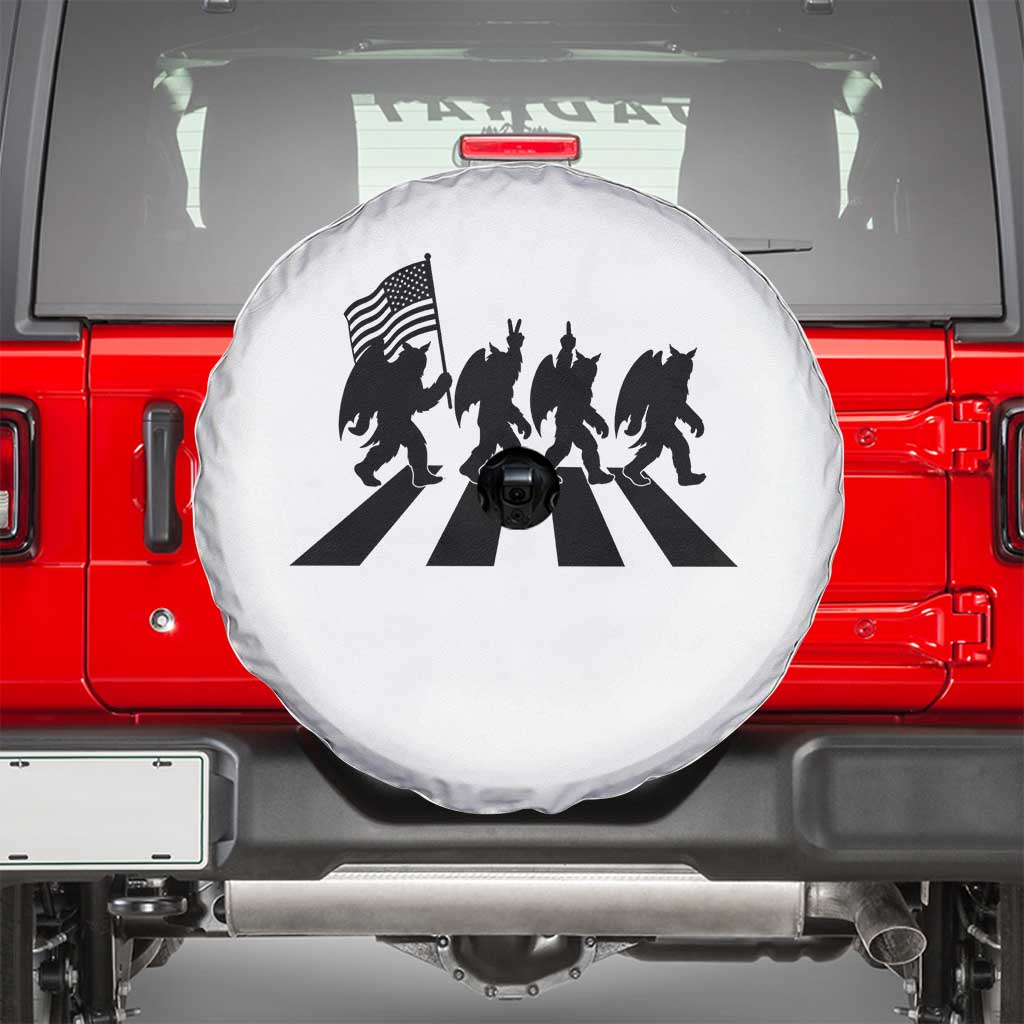 Funny Patriotic Mothman Spare Tire Cover Cryptid Lover Gift TS12 White Print Your Wear
