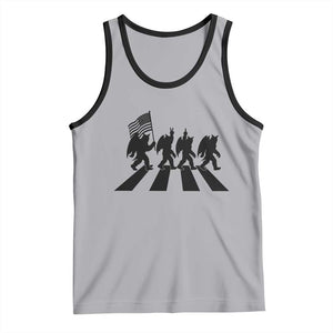 Funny Patriotic Mothman Tank Top Cryptid Lover Gift TS12 Athletic Heather Black Print Your Wear