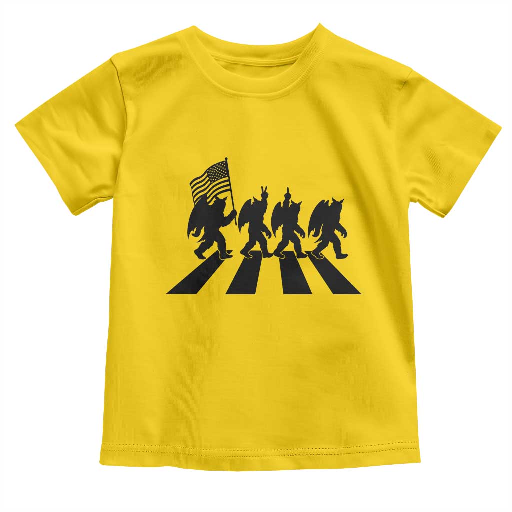 Funny Patriotic Mothman Toddler T Shirt Cryptid Lover Gift TS12 Daisy Print Your Wear