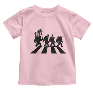 Funny Patriotic Mothman Toddler T Shirt Cryptid Lover Gift TS12 Light Pink Print Your Wear