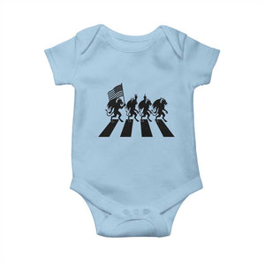 Patriotic Jersey Devil Baby Onesie New Jersey Cryptid Gift TS12 Light Blue Print Your Wear
