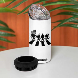 Patriotic Jersey Devil 4 in 1 Can Cooler Tumbler New Jersey Cryptid Gift TS12 Print Your Wear