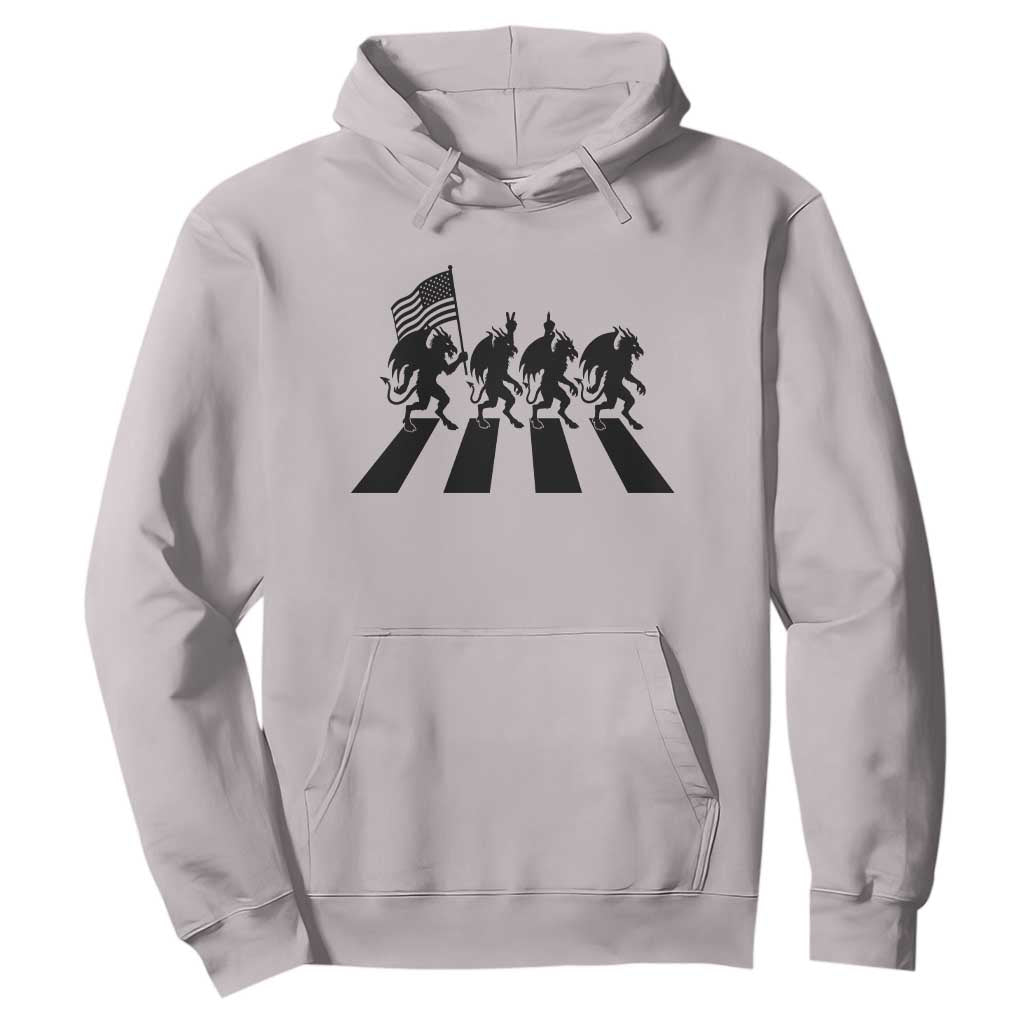 Patriotic Jersey Devil Hoodie New Jersey Cryptid Gift TS12 Ice Gray Print Your Wear