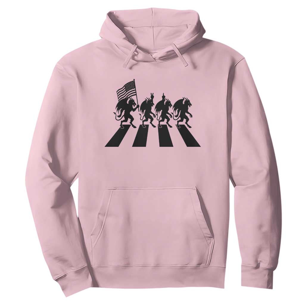 Patriotic Jersey Devil Hoodie New Jersey Cryptid Gift TS12 Light Pink Print Your Wear