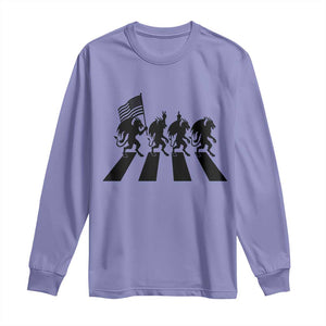 Patriotic Jersey Devil Long Sleeve Shirt New Jersey Cryptid Gift TS12 Violet Print Your Wear