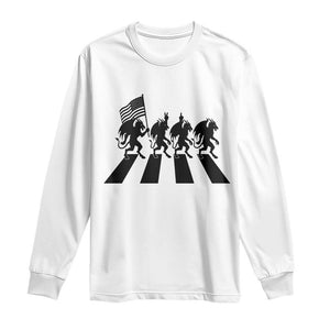 Patriotic Jersey Devil Long Sleeve Shirt New Jersey Cryptid Gift TS12 White Print Your Wear
