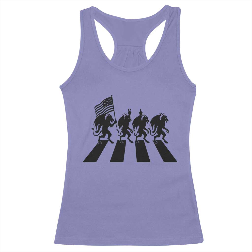 Patriotic Jersey Devil Racerback Tank Top New Jersey Cryptid Gift TS12 Violet Print Your Wear