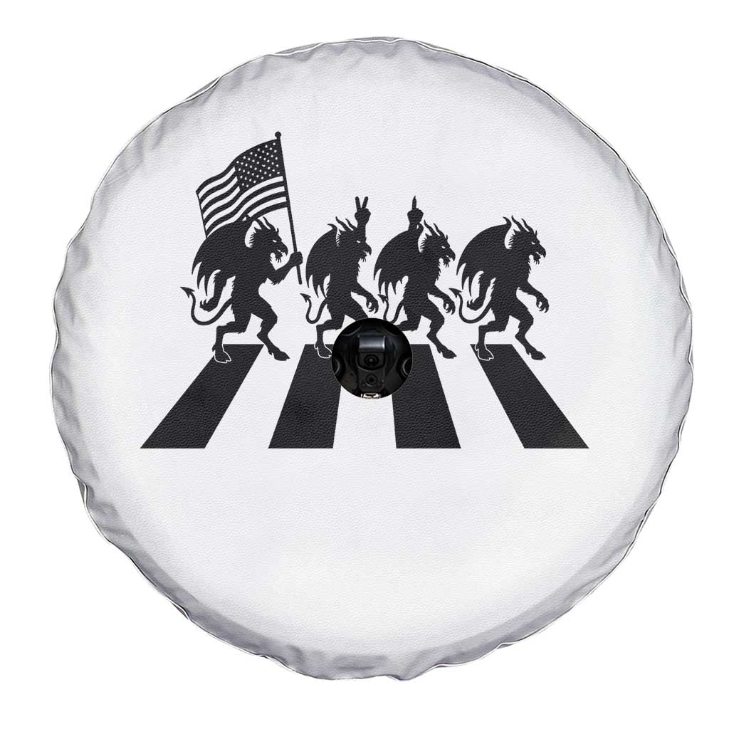 Patriotic Jersey Devil Spare Tire Cover New Jersey Cryptid Gift TS12 Print Your Wear