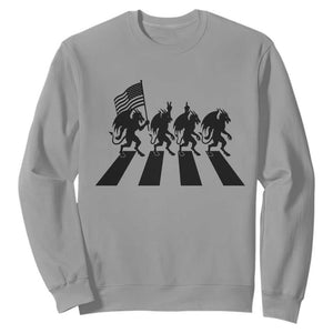 Patriotic Jersey Devil Sweatshirt New Jersey Cryptid Gift TS12 Sport Gray Print Your Wear