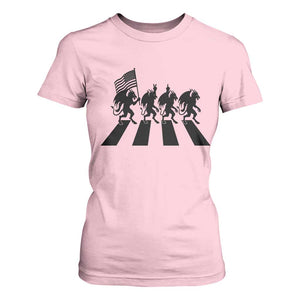 Patriotic Jersey Devil T Shirt For Women New Jersey Cryptid Gift TS12 Light Pink Print Your Wear