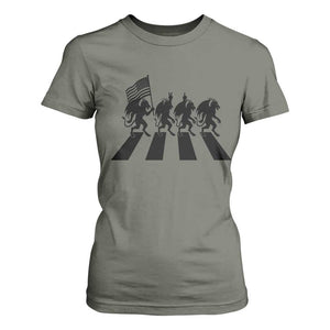 Patriotic Jersey Devil T Shirt For Women New Jersey Cryptid Gift TS12 Military Green Print Your Wear