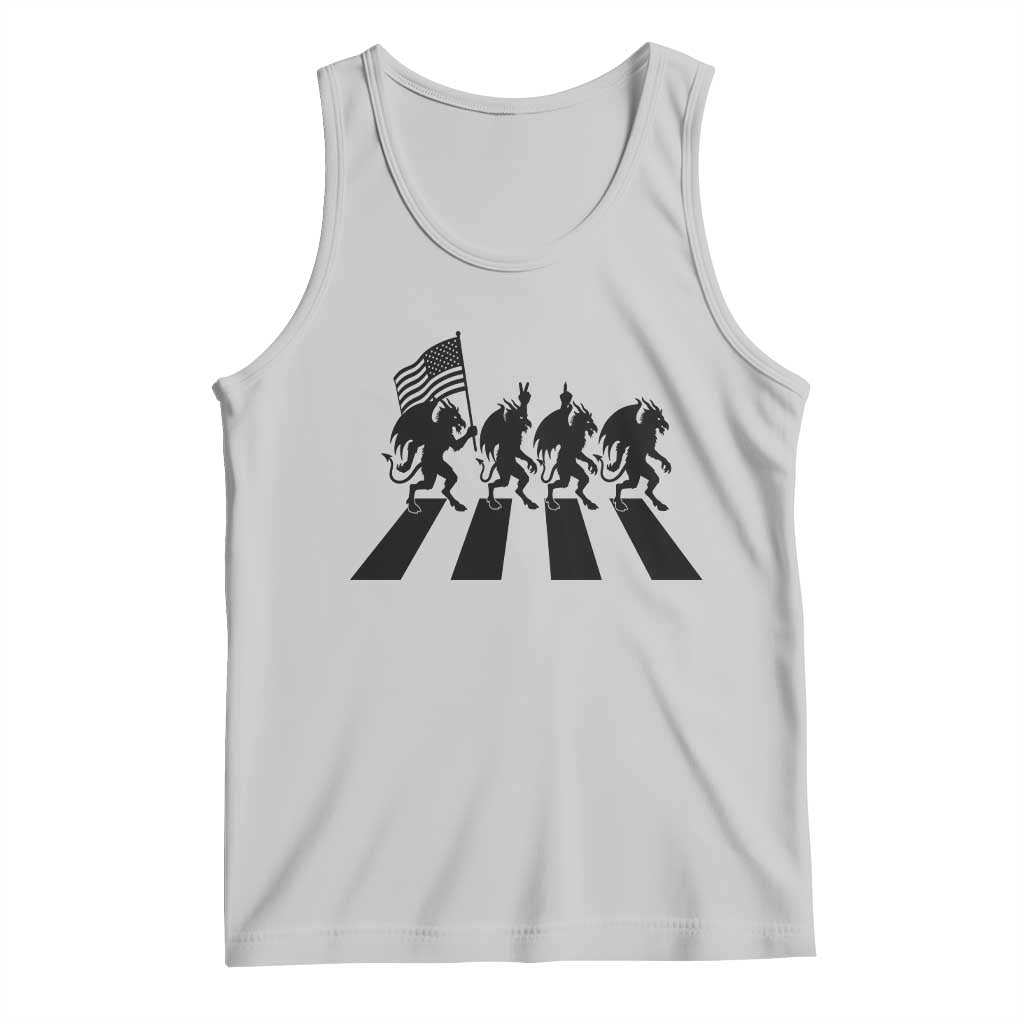 Patriotic Jersey Devil Tank Top New Jersey Cryptid Gift TS12 Ash Print Your Wear