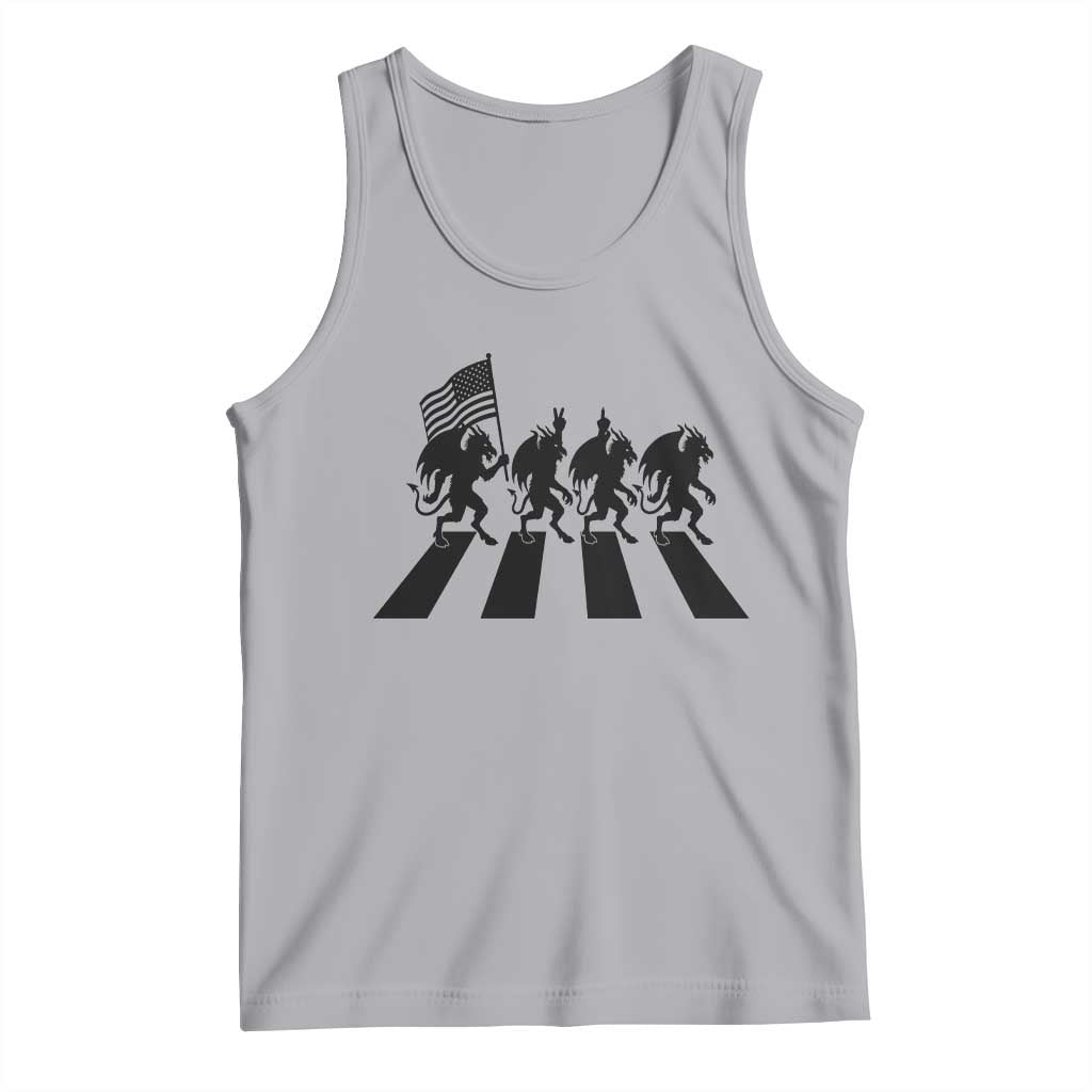 Patriotic Jersey Devil Tank Top New Jersey Cryptid Gift TS12 Athletic Heather Print Your Wear